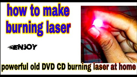 How to Make a Powerful Burning Laser From old dvd Lence | laser kaise banaye | burn laser light diy