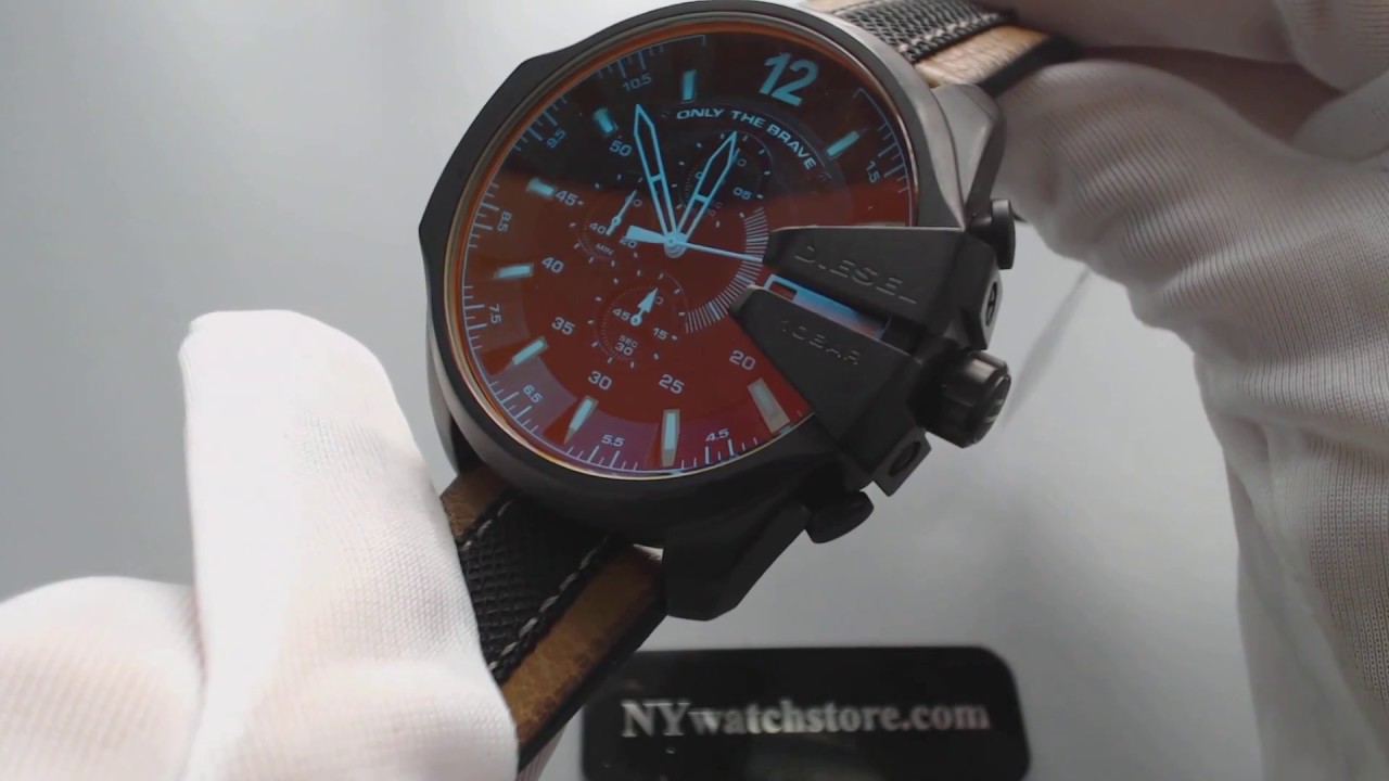 Diesel Mega Chief XL Chronograph Watch DZ4305 - YouTube