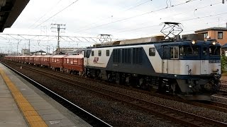 2014/10/23 【赤ホキ】 JR貨物 8784レ EF64-1039 清洲駅 / JR Freight: Limestone at Kiyosu