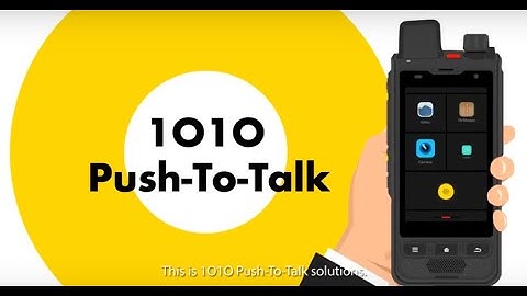 1O1O Push-To-Talk Solutions Video