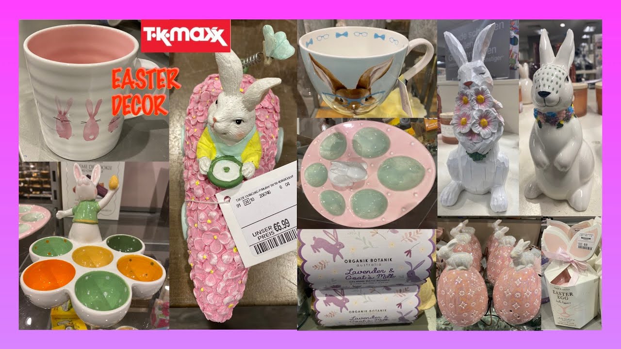 TK MAXX EASTER DECOR 2024 *SHOP WITH ME* - YouTube