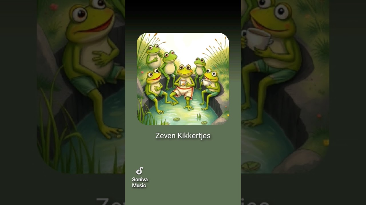 Er zaten 7 kikkertjes — Kinderliedjes (video)