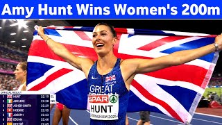 Amy Hunt Wins Women's 200m Race |  European Athletics Championship 2026