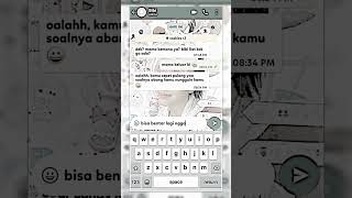 pov bibi chat !? ♡＼(￣▽￣)／♡ tags - #fakechat #coloring #soft #masukberanda #shorts #fyp #whatsmock ◝ screenshot 4