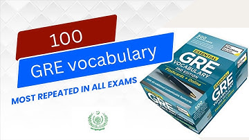 Most repeated 100 GRE vocabulary | GRE vocabulary words English learn with meaning