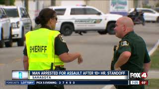 Ten-hour SWAT standoff ends with arrest of aggravated assault suspect in Sarasota