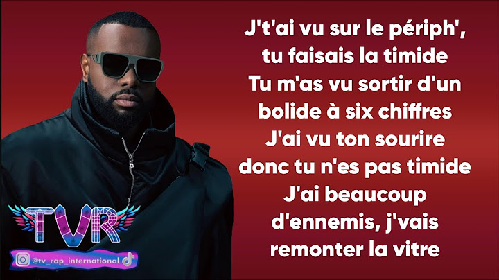 GIMS - Sois pas timide (Paroles/Lyrics)