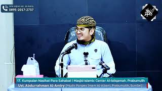 Kumpulan Nasihat Para Sahabat | Ust Abdurrahman Al Amiry