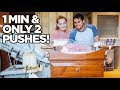 WE HAD A BABY IN 2 PUSHES!! | Emotional BIRTH VLOG