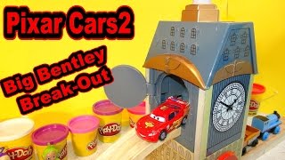 Pixar Cars Big Bentley Break Out with Lightning McQueen, Mater