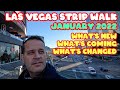 Las Vegas Strip Walking Tour January 2022