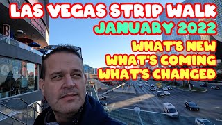 Las Vegas Strip Walking Tour January 2022