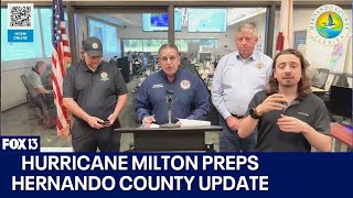 Hurricane Milton preparations: Hernando County update