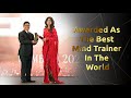 Awarded the best mind trainer  mr sudarshan sabat  shilpa shetty kundra