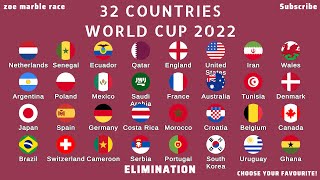 32 Countries world cup 2022 Marble Race    Group Stage