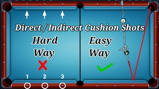 8 Ball Pool Cushion Shot Trick || Cushion Shot Easy Trick In 8 Ball Pool #8ballpool #trickshots