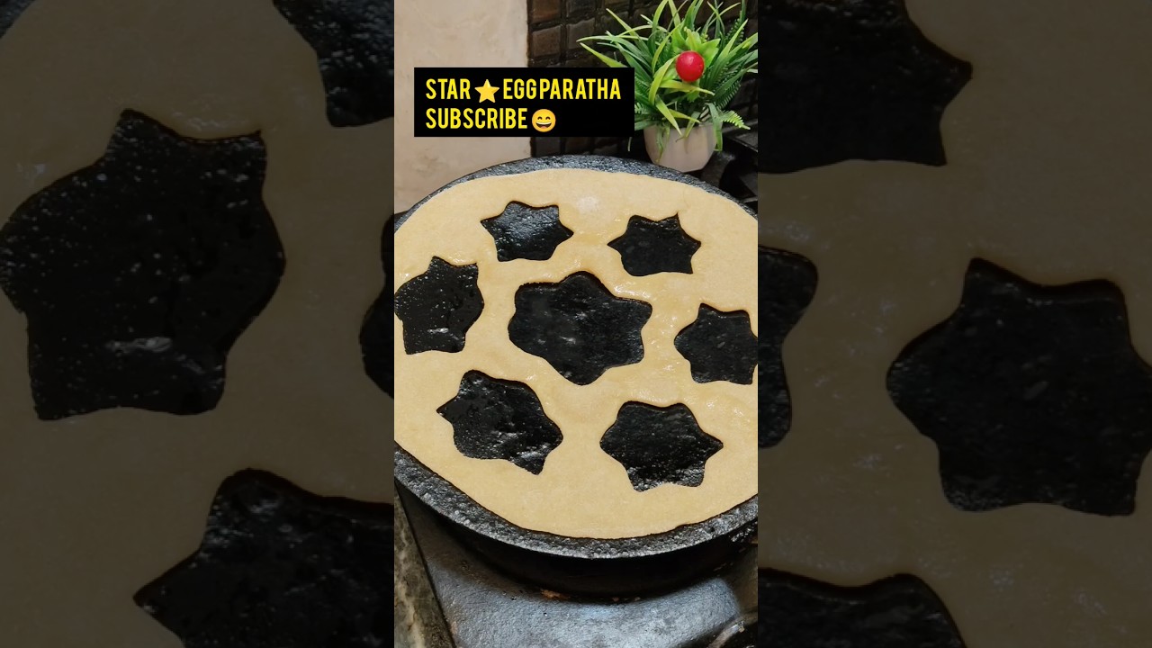 star⭐egg paratha 😋 