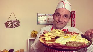 ASMRBreakfast At The Vintage Diner (Role Play)
