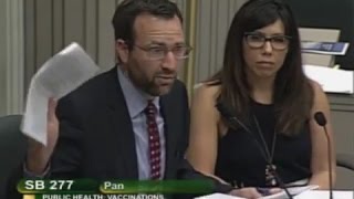 SB277 Amendment (h) clarified at the Assembly Health Committee News