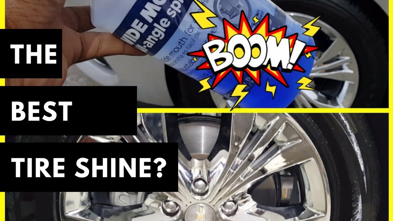 The Best Tire Shine Royal Shine demo Review YouTube