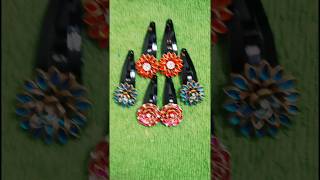 How to make kundan stone Tic-tac clip# hair clip# hair accessories #tutorial# DIY
