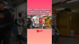@Bengals LB Germaine Pratt upset with teammate Joseph Ossai after roughing the passer call 🤦