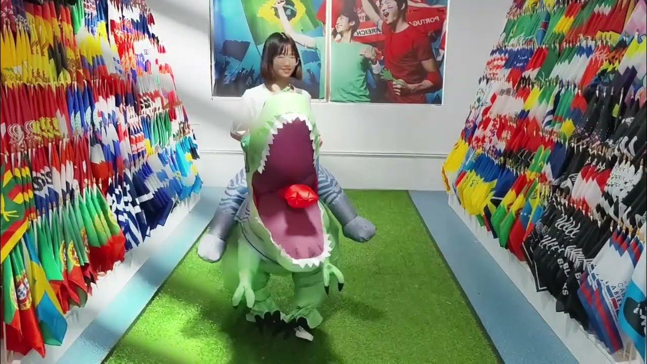 Roaring Fun with Inflatable Dinosaur Costumes YouTube