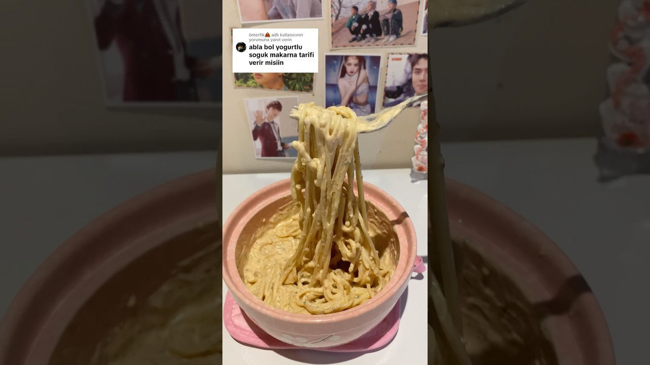 Bol yoğurtlu soğuk makarna tarifi #makarna #spagetti #pasta #makarnatarifi #fyp #keşfet Bol yoğurtlu soğuk makarna tarifi #makarna #spagetti #pasta #makarnatarifi #fyp #keşfet