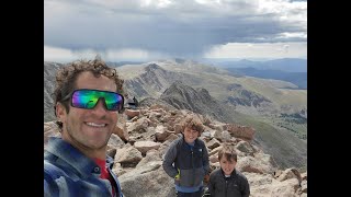 Kids Hike To The Top of Their First Colorado 14er, Mt. Bierstadt