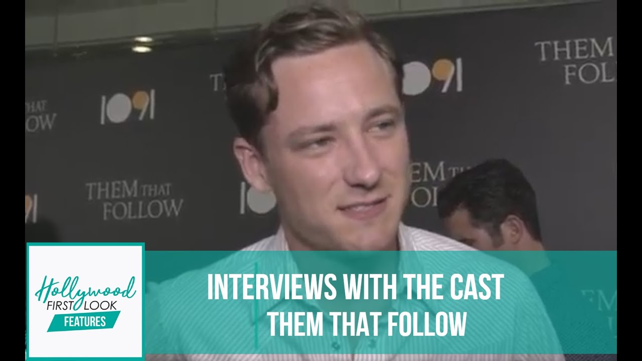 THEM THAT FOLLOW (2019) | Interviews with the CAST with RICK HONG