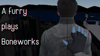 A furry plays Boneworks