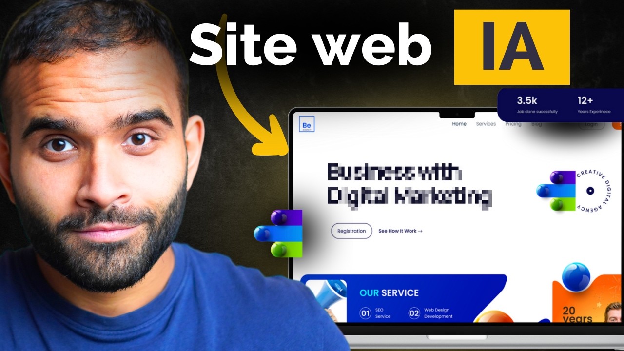 créer votre site vitrine professionnel par IA pour développer votre activité