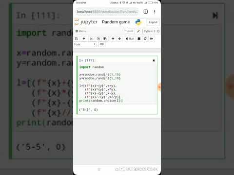 A very simple interesting python game based on random module.