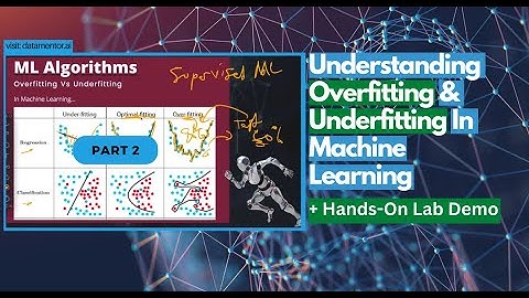 𝗠𝗮𝗰𝗵𝗶𝗻𝗲 𝗟𝗲𝗮𝗿𝗻𝗶𝗻𝗴 (PART 2) : Understanding 𝗢𝘃𝗲𝗿𝗳𝗶𝘁𝘁𝗶𝗻𝗴 & 𝗨𝗻𝗱𝗲𝗿𝗳𝗶𝘁𝘁𝗶𝗻𝗴 in ML (With Hand-on Demo)