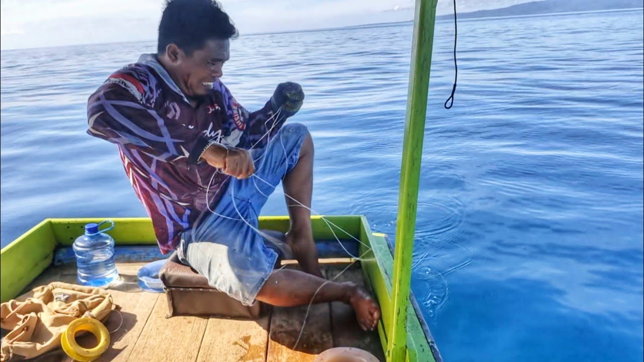KARANG BAGUS||SAAT TARIK KEMBALI UMPAN HIDUP TIBA² DI SAMBAR IKAN BESAR?😱😱