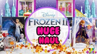 disney frozen 2 toys huge haul frozenfest new dolls playsets