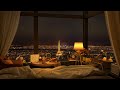 4k cozy bedroom in paris  smooth piano jazz music for relaxing chilling
