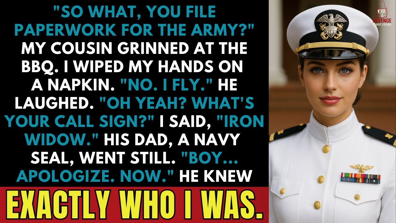 Мой двоюродный брат издевался надо мной на барбекю, пока его отец, «морской котик», не услышал мо...