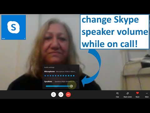 Vidéo: Comment changer le volume sur Skype ?