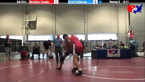 Christian Franks vs. Tyrell Galloway at 2013 Junio...
