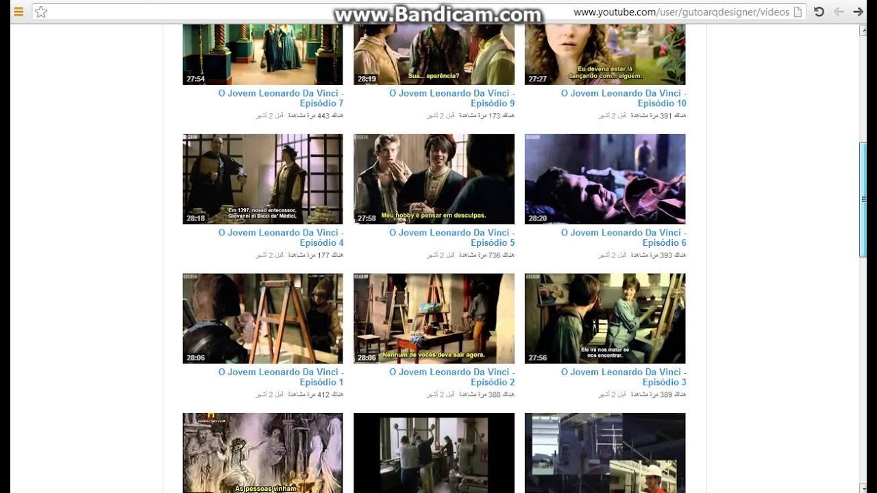 مشاهدة حلقات ليوناردو دافنشي الموسم الاول 1 13 بلانجليزي Youtube