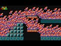 Super mario bros but with 1000000 marios at once