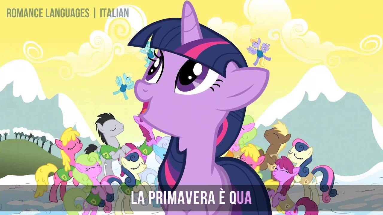 MLP:FiM - Winter Wrap Up | Multilanguage - Karaoke [HD]