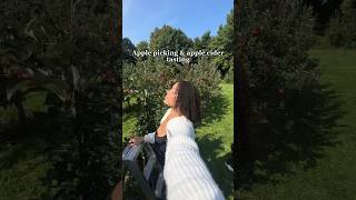 Apple picking and Apple cider tasting #applepicking #fallactivities #autumnvibes #fallvibes #autumn