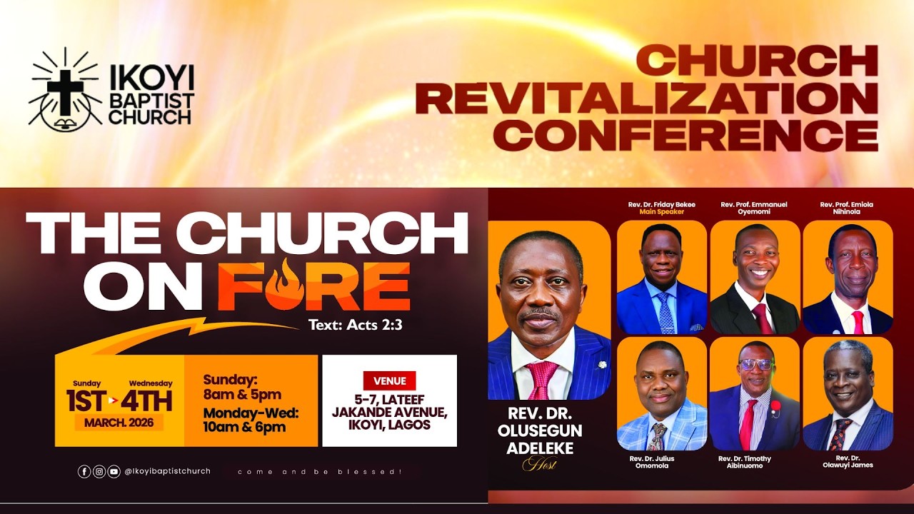 Live: The Church on Fire | Church Revitalization Conference Day 2 | Morning Session | March 2, 2026
