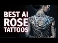 Stunning ai rose tattoo designs