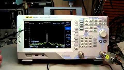 RIGOL DSA-815 Spectrum Analyzer - Frequency Accuracy