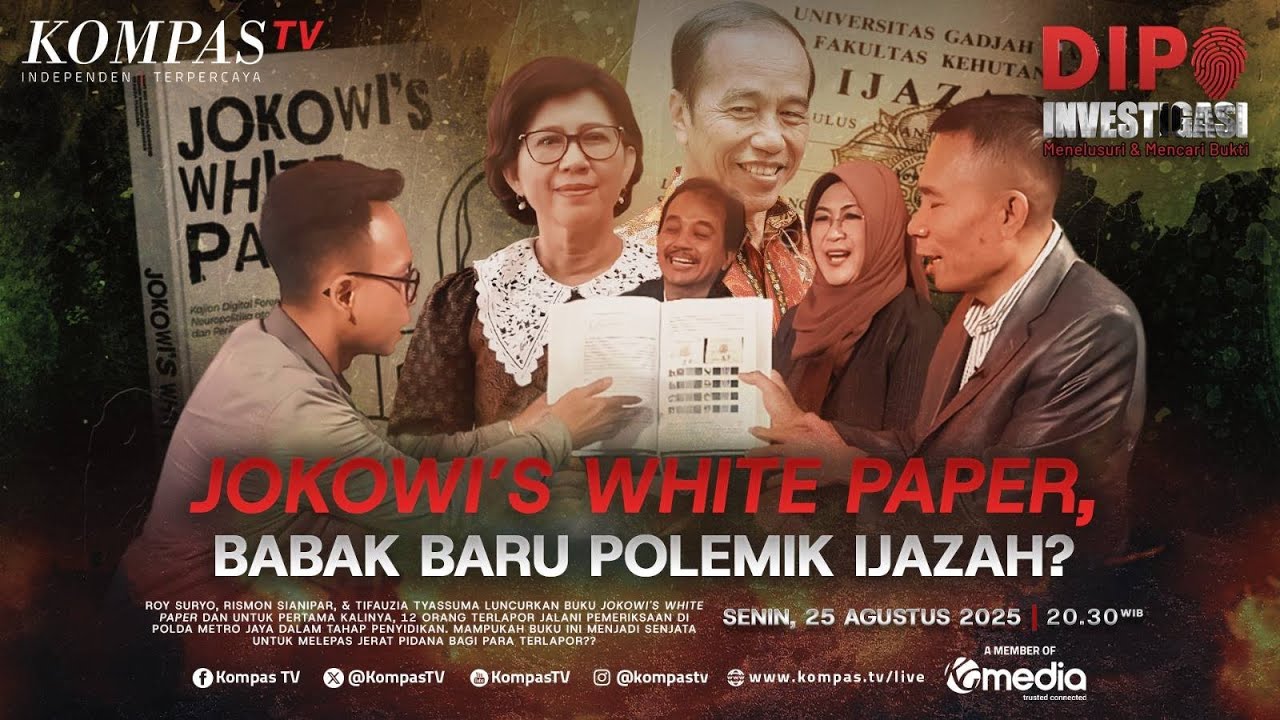 [FULL] Roy Suryo CS Terbitkan Buku Jokowi's White Paper, UGM Tegaskan Jokowi Alumni Sah | DIPO