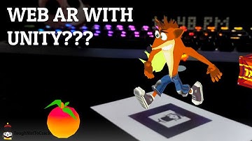 Web AR in Unity - ARWT Crash Bandicoot demo