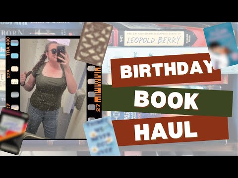 2025 Birthday Book Haul | New Books, Familiar Authors: My Birthday HAUL!